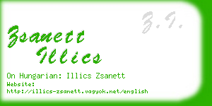zsanett illics business card